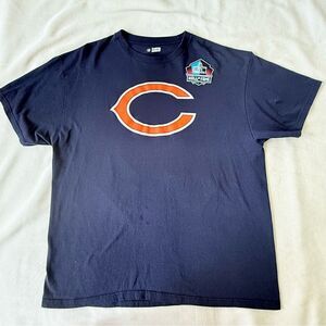 NFL Mens Tshirt Pro Football Hall of Fame Chicago 34 Payton Top Shortsleeve XL
